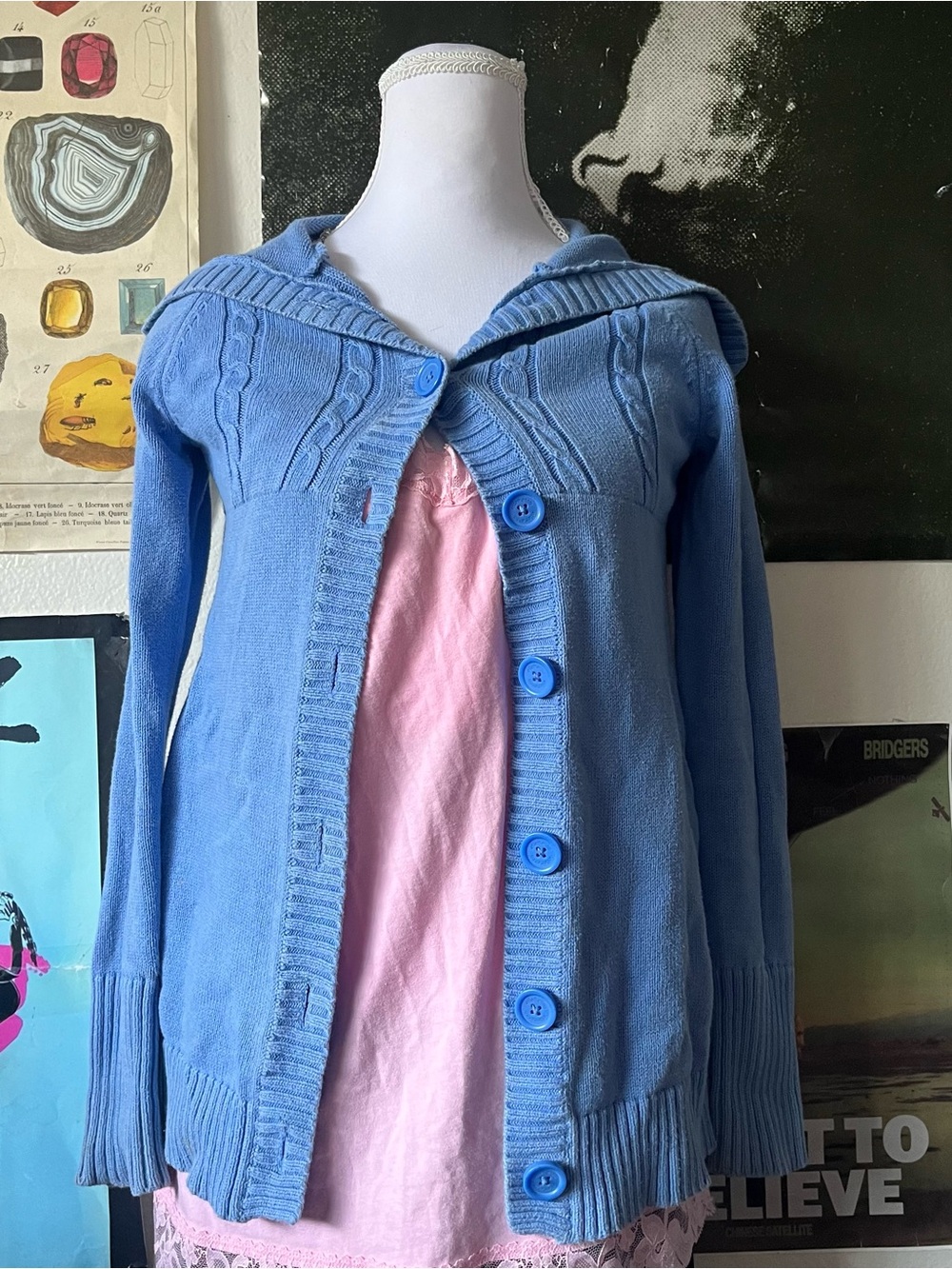 💗 Early 2000's Babydoll Cardigan 💗